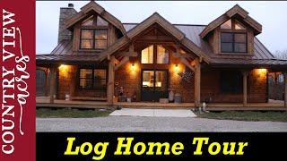 Tour of Our Countrymark Log Home