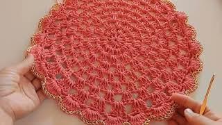 PASSO A PASSO SOUSPLAR DE CROCHET #passoapassodecroche #videoaula