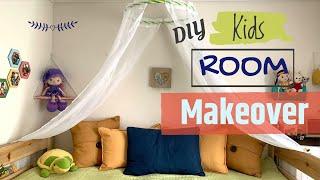 Kids Room MAKEOVER on a Budget | DIY Rented House Room Decoration Ideas