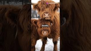 Highland Cows: The Adorable Fluffy Giants of Scotland#animals #shorts #wildlife #cow