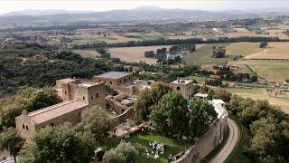 Castello di Rosciano, destination wedding video in Umbria