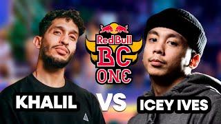 Khalil vs Icey Ives | RedBull BC One World Finals 2024 Brazil