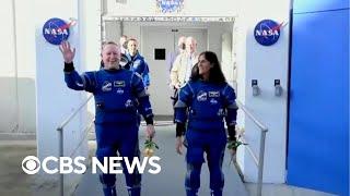 Astronauts whose stay on the ISS has been unexpectedly extended are one step closer to home