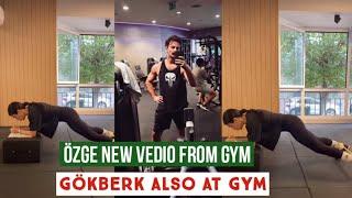 Özge yagiz New Vedio from Gym !Gökberk demirci also at Gym