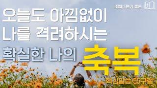 하나님이 약속하신 축복을 누리는 비결축복 핵심 55구절 l 잠자며 듣는 성경말씀샬롬나잇 성경듣기 말씀 감사기도 4시간