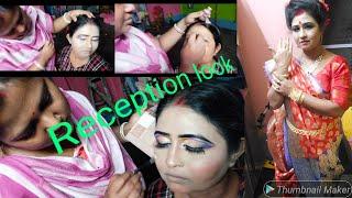 Bridal Reception Look Makeup