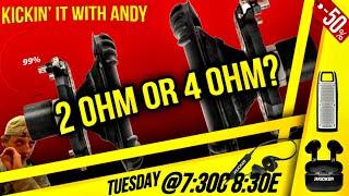 Subwoofer Impedance Showdown: Which one is right for you? Kickin’ It with Andy Episode 52