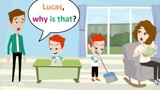 Lucas changes because of his sister - English Comedy Animated - Lucas English