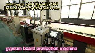 factory price gypsum board making machine plasterboard production equipment