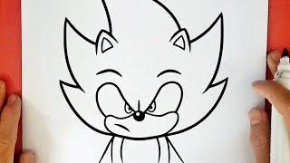 COMO DESENHAR O SUPER SONIC