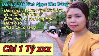 [ Đã Bán] Bán đất nha trang khánh hòa, đất xã Vĩnh Ngọc thành phố Nha Trang
