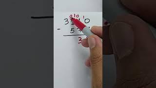 Subtração fácil - Conta de menos
