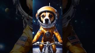 NASA's Brave Dog in Space  #dog #nasa #shorts