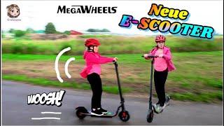 E-SCOOTER FAHREN  Neuer! Größer! Schneller - mit dem Elektroroller MegaWheels Scooter S10BK