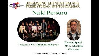 NA KI PERSARA||TOPIC : JINGDUWAI || MRS. BALARISHA KHONGWAR || JINGIASENG KHYNNAH KYNTONMASSAR ||