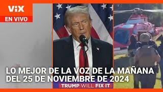 Lo mejor de Noticias Univision de la mañana | Lunes 25 de noviembre de 2024