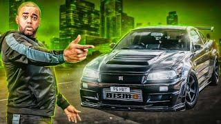 FIRST DRIVE IN A 900HP STROKER NISSAN R34 SKYLINE!!