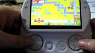 Half Byte Loader running GBA Emulator on the PSP Go