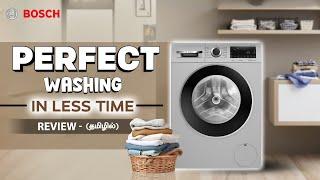 Perfect Washing in Less Time| Bosch Front Load Washing Machine Review| Poorvika Appliances #bosch