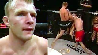 Shlemenko broke the ribs of an American wrestler with one punch! A heavy knockout!