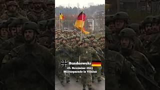 Militärparade der Bundeswehr in Litauen 2023  #bundeswehr #militär #parade #soldaten #marsch