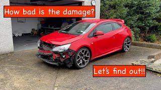 Rebuilding a wrecked ASTRA GTC VXR pt1 - how bad is the damage?