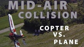 Mid-Air Collision Multirotor and Plane