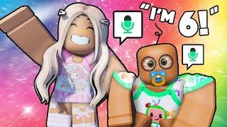 I FOUND 7 YEAR OLDS IN ROBLOX VOICE CHAT?! (funny moments)