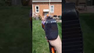Nerf Rival Hera pistol mod test firing