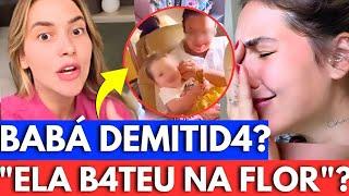 VIRGÍNIA FONSECA DEMITE BABÁ APÓS FLAGRA COM FILHA MARIA FLOR?