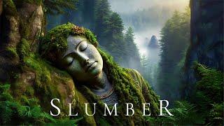 SLUMBER | Deep Ambient Relaxation Music with Relaxing Rain - Ethereal Meditative Sleep Soundscape