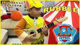 Paw Patrol Rubble Costume Playtime with FergusMac Moments