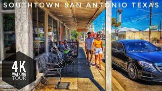 Walking around SouthTown San Antonio Texas - 4K Walking Tour