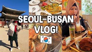 Korea Travel Vlog ️ (Halal) | Seoul, Busan