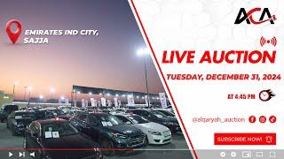 AL QARYAH CARS AUCTION | EMIRATES INDUSTRIAL CITY SAJJA  | TUESDAY 31 DECEMBER 2024