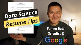 Write the Perfect Data Science Resume by a Former Google Data Scientist | DataInterview