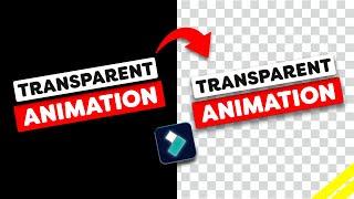 How To Export Transparent Animation Video on Filmora 13