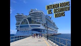 Icon of the Seas - Interior vs. Oceanview