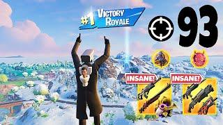 93 Elimination Solo Vs Squads "Zero Build" Gameplay Wins (Fortnite chapter 6)