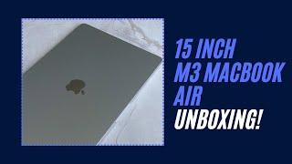 ASMR Unboxing: 15-inch M3 MacBook Air