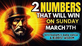 2 NUMBERS TO WIN MEGA JACKPOT On Thursday 6th March 2025 | Nostradamus Baba Vanga & Buddhist Wisdom