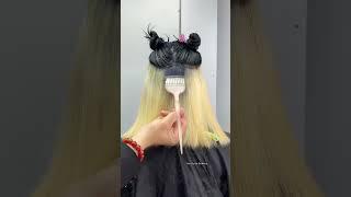 ash blue peekaboo #video #hair #color #reels #peekaboo #highlight #shortvideo #shorts #short