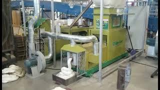 GREENMAX Styrofoam Densifier Machine M-C300 Operated by Furniture Store in USA