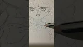 Drawing Mei Chan after an Art Block ️ #TBHK #Meichan #Drawing
