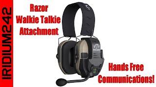 Walker's Razor Walkie Talkie Add On: Hands-free Communication