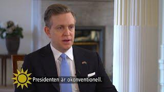 USA:s nya ambassadör i Sverige: ”Presidenten är okonventionell” - Nyhetsmorgon (TV4)