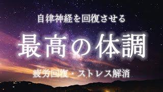 【疲労回復・自律神経改善】聴き流すだけで心と体を整え最高の体調になる環境音瞑想・マインドフルネス・ストレス解消・自律神経を整える