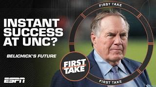 Would Bill Belichick have INSTANT SUCCESS at UNC? Should he stay in the NFL? | First Take