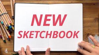 Starting a NEW Sketchbook + 5 First Page Tips!