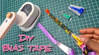 DIY Homemade  BIAS TAPE Tutorial | How to Use Bias Tape Maker